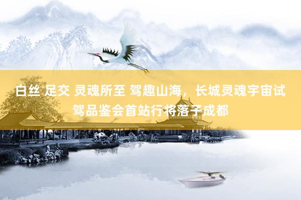 白丝 足交 灵魂所至 驾趣山海，长城灵魂宇宙试驾品鉴会首站行将落子成都