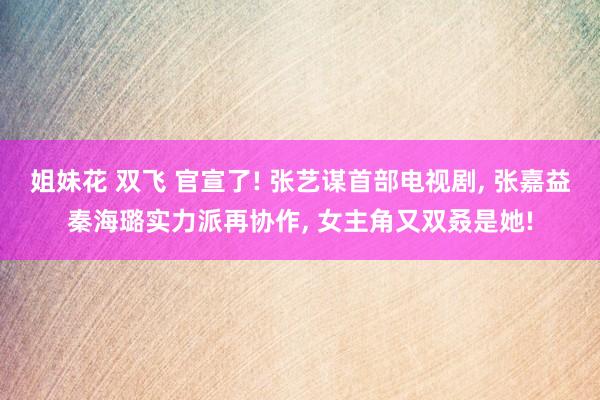 姐妹花 双飞 官宣了! 张艺谋首部电视剧, 张嘉益秦海璐实力派再协作, 女主角又双叒是她!